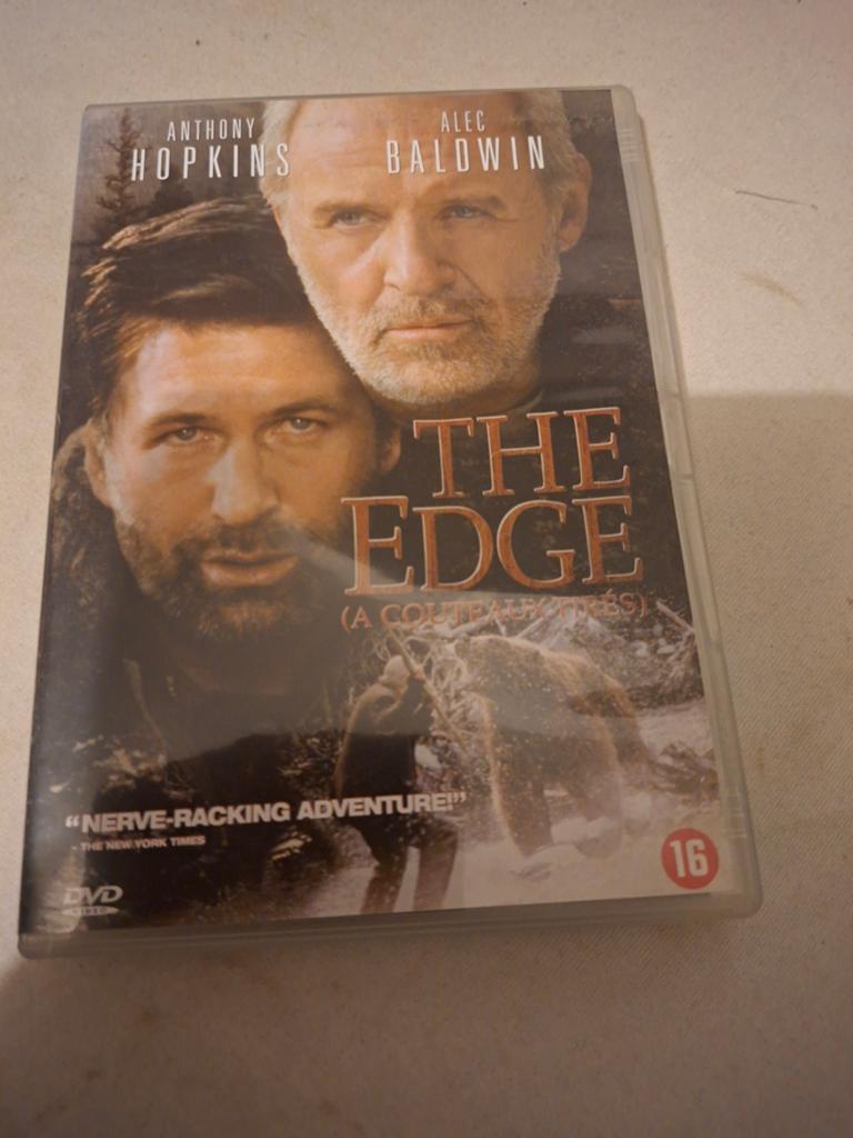 The Edge DVD - Anthony Hopkins & Alec Baldwin, Vanaf 16 jaar, Ophalen of Verzenden, Gebruikt