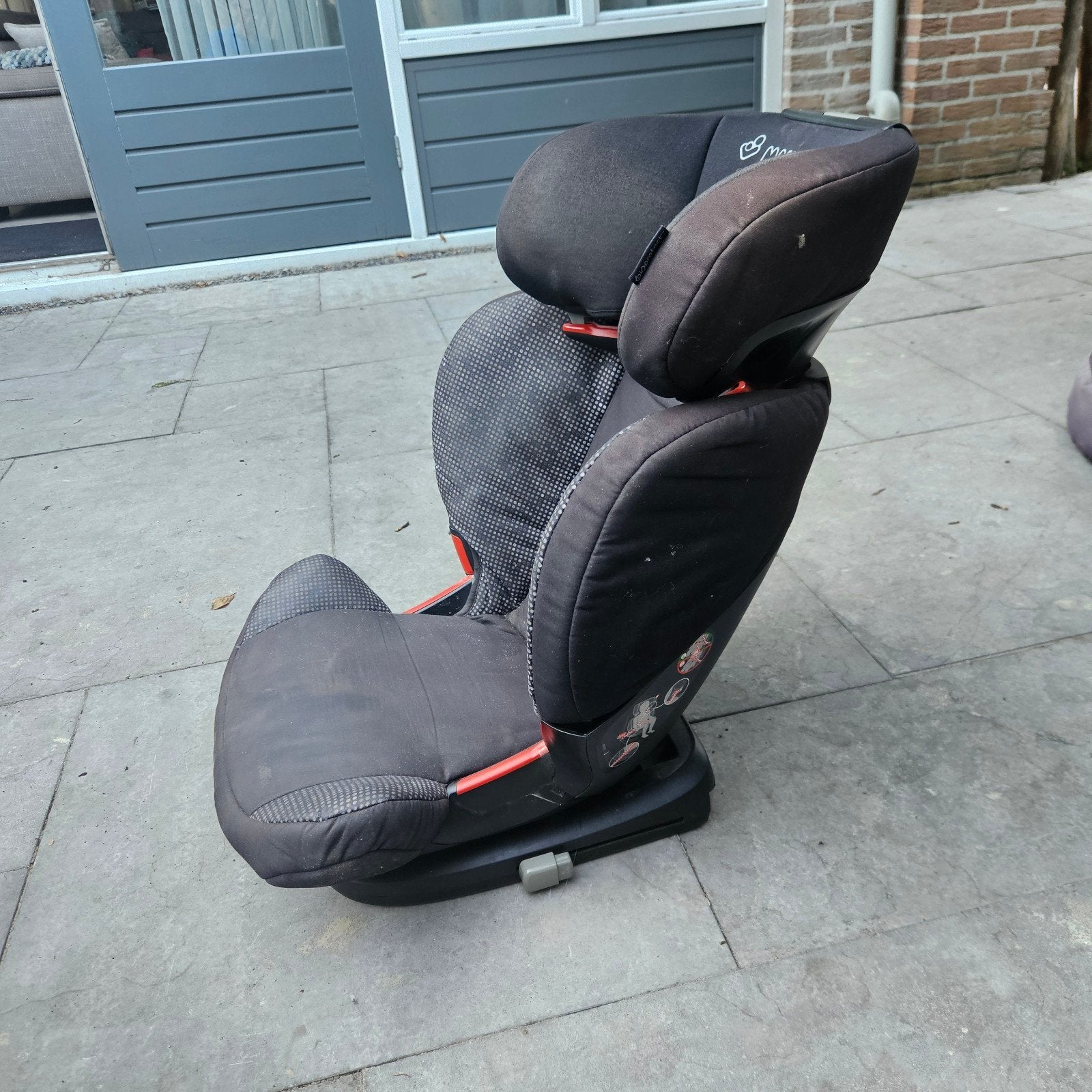 Maxi-Cosi RodiFix autostoel - Zwart, Isofix, Ophalen, Gebruikt, Maxi-Cosi, Verstelbare rugleuning
