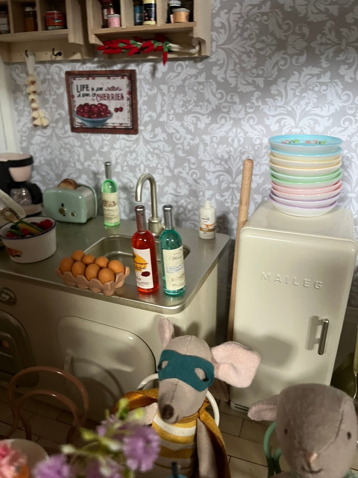 2 flessen wijn incl verzenden, Verzamelen, Poppenhuizen en Toebehoren, Ophalen, Nieuw, Poppenhuis