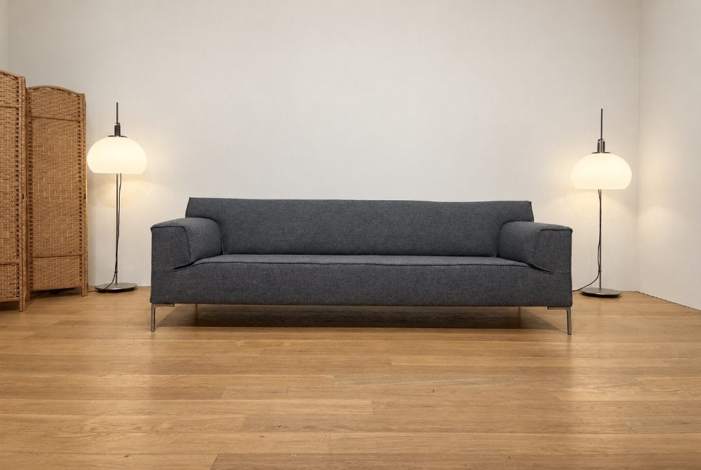 NIEUW Design on Stock Bloq 4-Zits + GARANTIE | NP €4.399, 250 tot 300 cm, 75 tot 100 cm, Www.designplaats.nl, Rechte bank