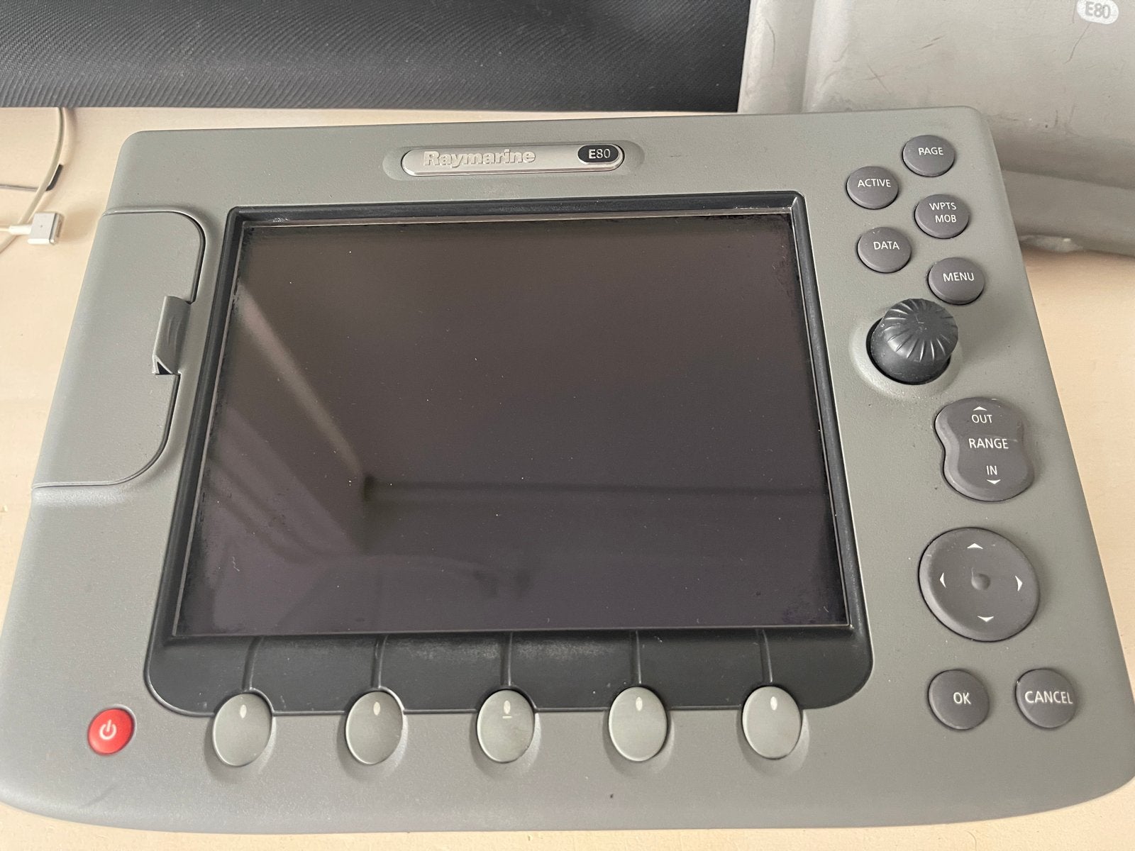 Raymarine E80 Navigatie Display/Kaartplotter, Ophalen of Verzenden, Gebruikt, Kaartplotter of Fish Finder
