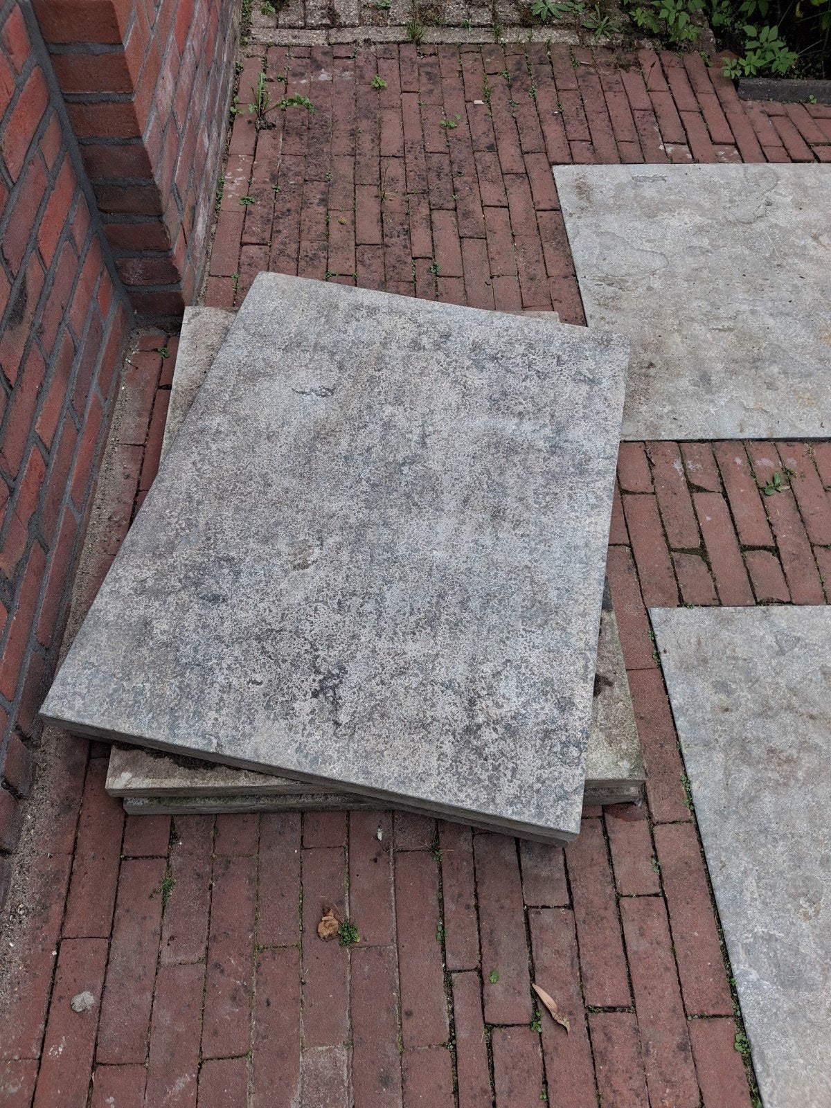 Chinese hardsteen tegels (geruwd) -ruilen voor Bokma jenever, Ophalen, 60 cm of meer, Gebruikt, Hardsteen