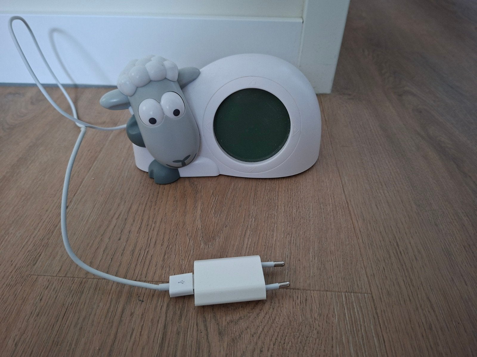 Zazu Sam het schaap slaaptrainer en wekker kleur grijs wit, Ophalen