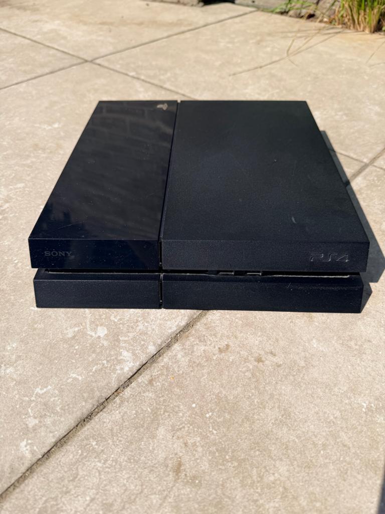 PlayStation 4 (PS4) met 2 controllers en 10 games, Met 2 controllers, Ophalen of Verzenden, Original, 500 GB