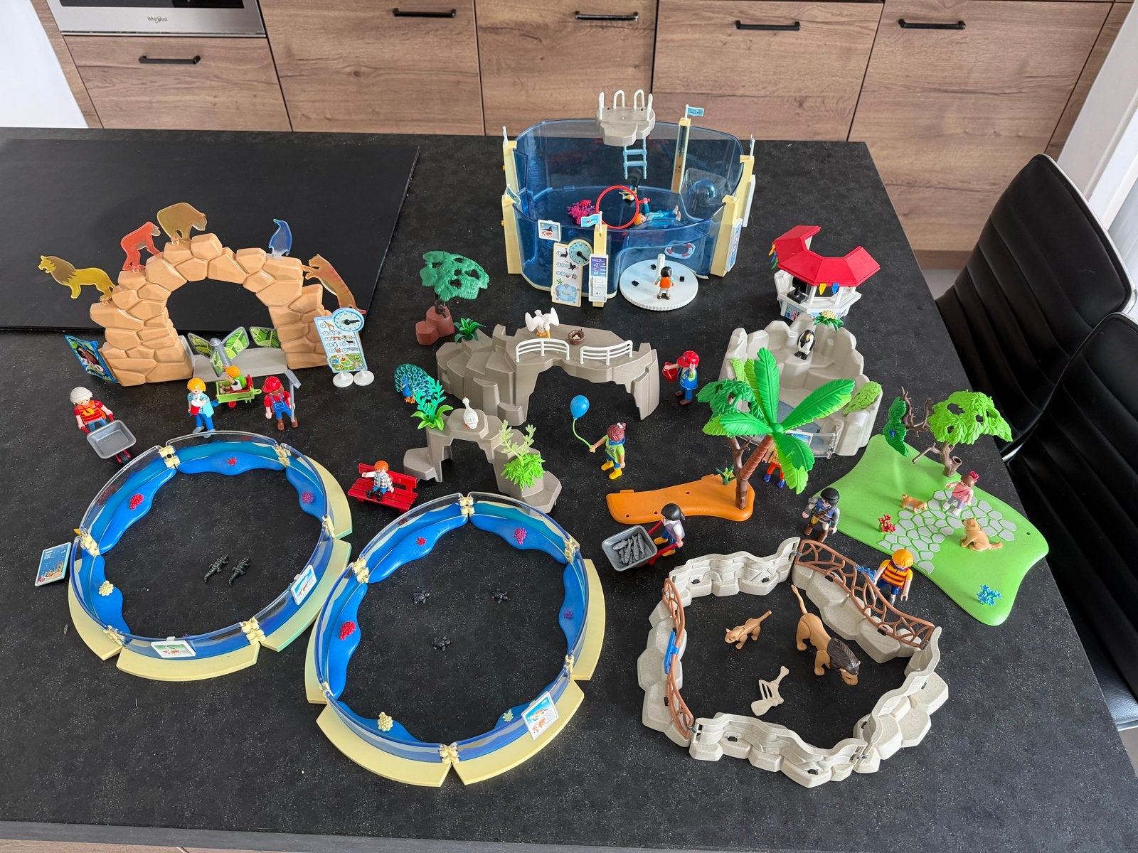 Grote Playmobil Dierenpark/Zoo Set met veel extra's, Ophalen, Gebruikt, Jongen of Meisje