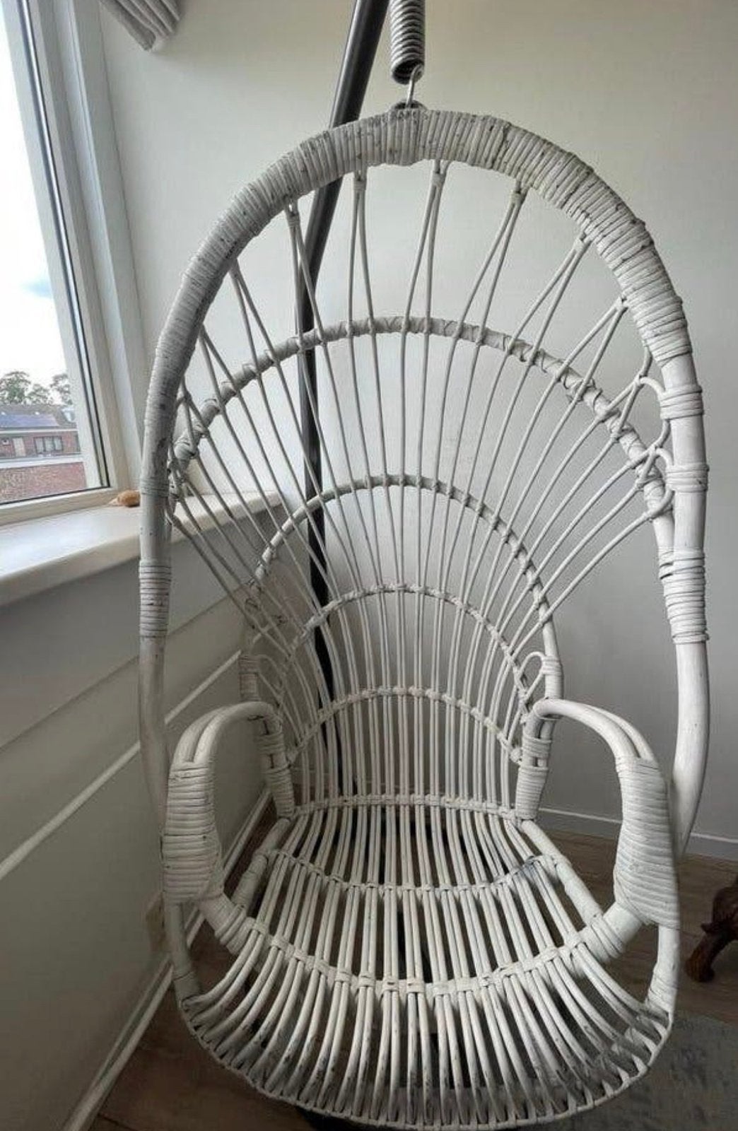 Rotan hangstoel, Tuin en Terras, Ophalen, Gebruikt, Rotan