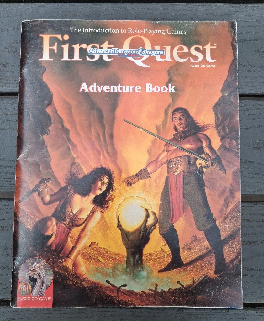 First Quest Adventure Book  Advanced Dungeons Dragons, Ophalen of Verzenden, Gelezen, Diverse auteurs