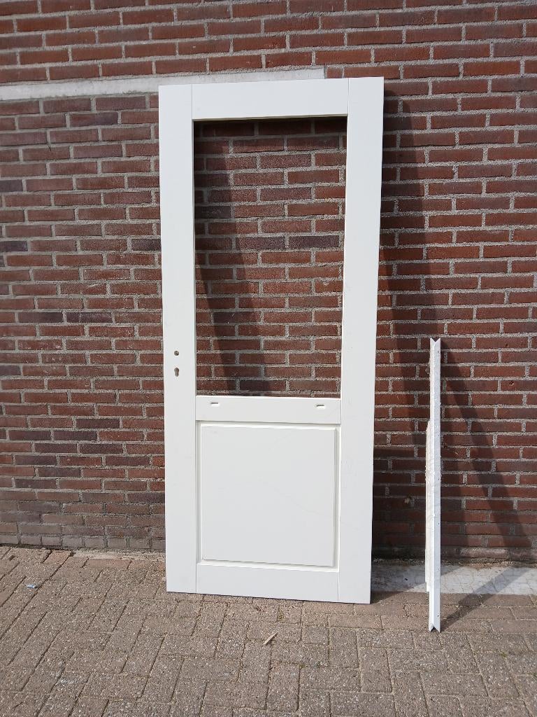 Achterdeur buitendeur merbau nieuw (nr31), Doe-het-zelf en Verbouw, Ophalen, Nieuw, Buitendeur, 200 tot 215 cm