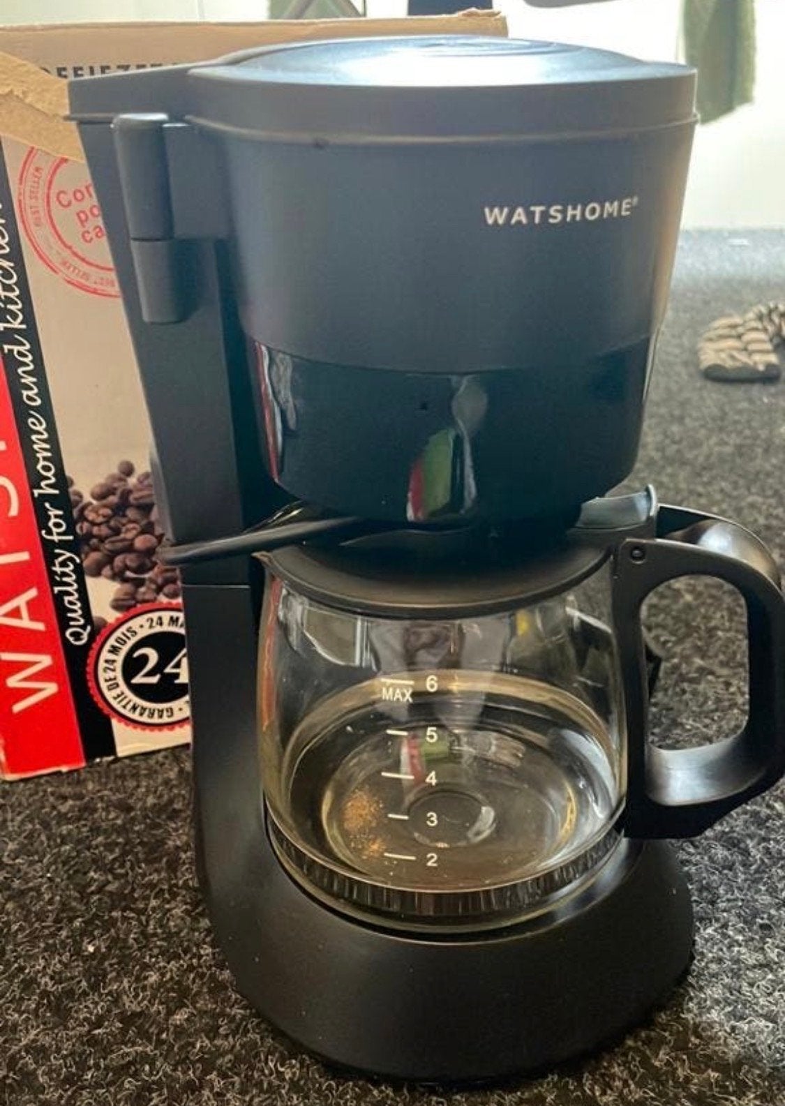 WatsHome Koffiezetapparaat - Compact en Handig, Witgoed en Apparatuur, Ophalen, Koffiemachine, Gemalen koffie, Zo goed als nieuw