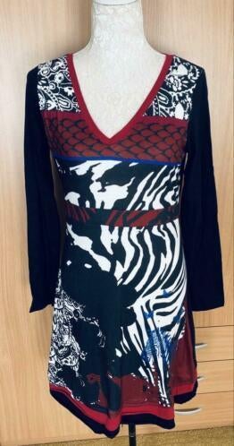 101 idees jurk nieuw maat M [v], Kleding | Dames, Jurken, Nieuw, Maat 38/40 (M), Zwart, Knielengte, Ophalen of Verzenden