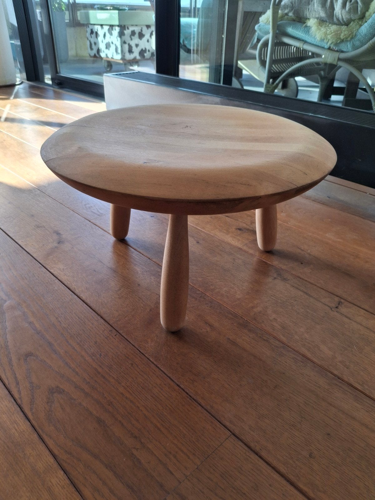 ikea karljohan bijzettafel, Ophalen, Gebruikt, Rond, Minder dan 50 cm