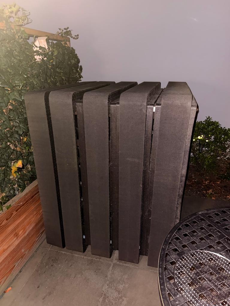 Airco buitenunit omkasting - Bescherming en geluidsreductie, Witgoed en Apparatuur, Airco's, Ophalen, Gebruikt