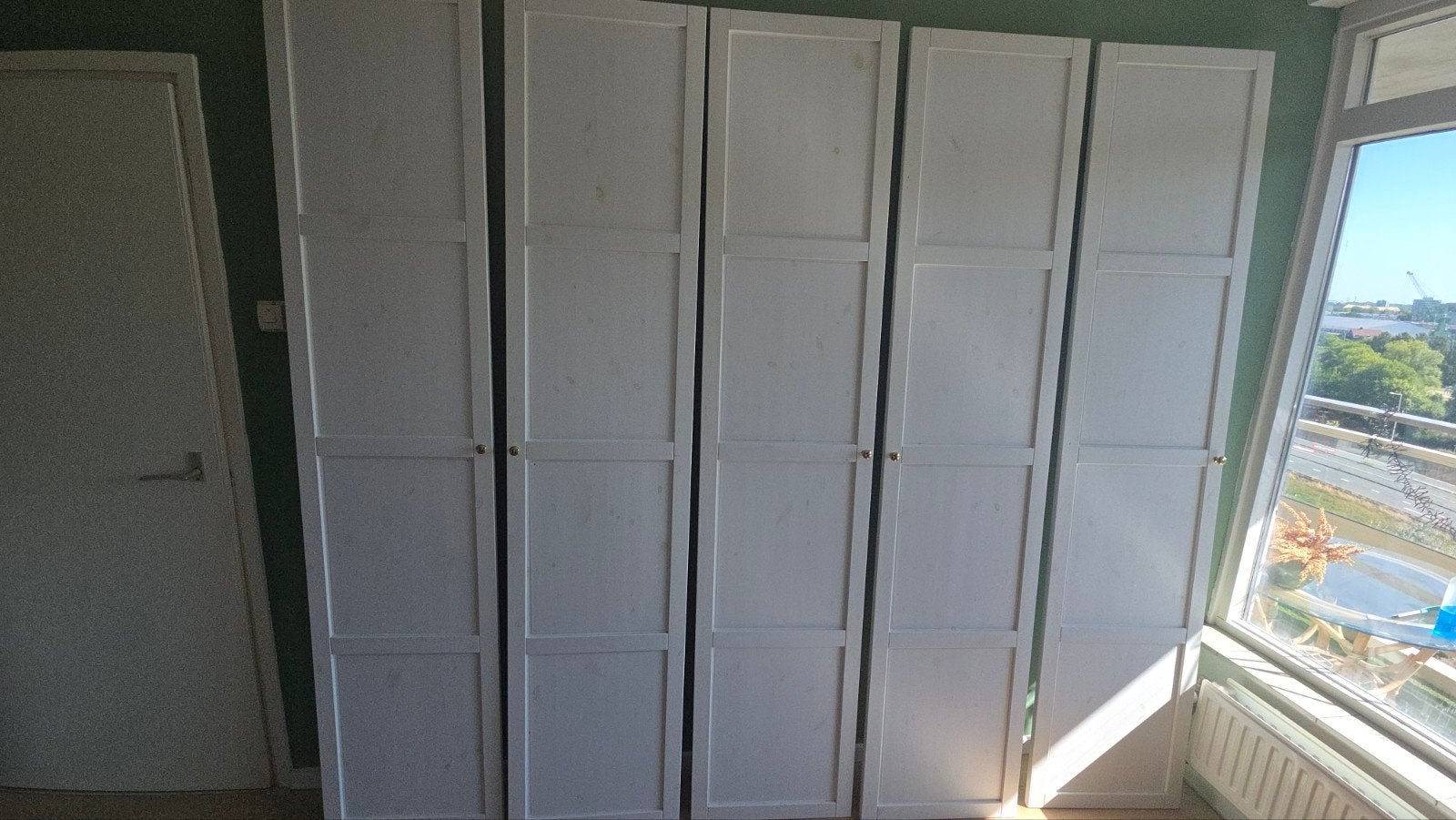 Pax-deuren Hemnes Wit, Gebruikt, 200 cm of meer, Eikenhout, 50 tot 100 cm