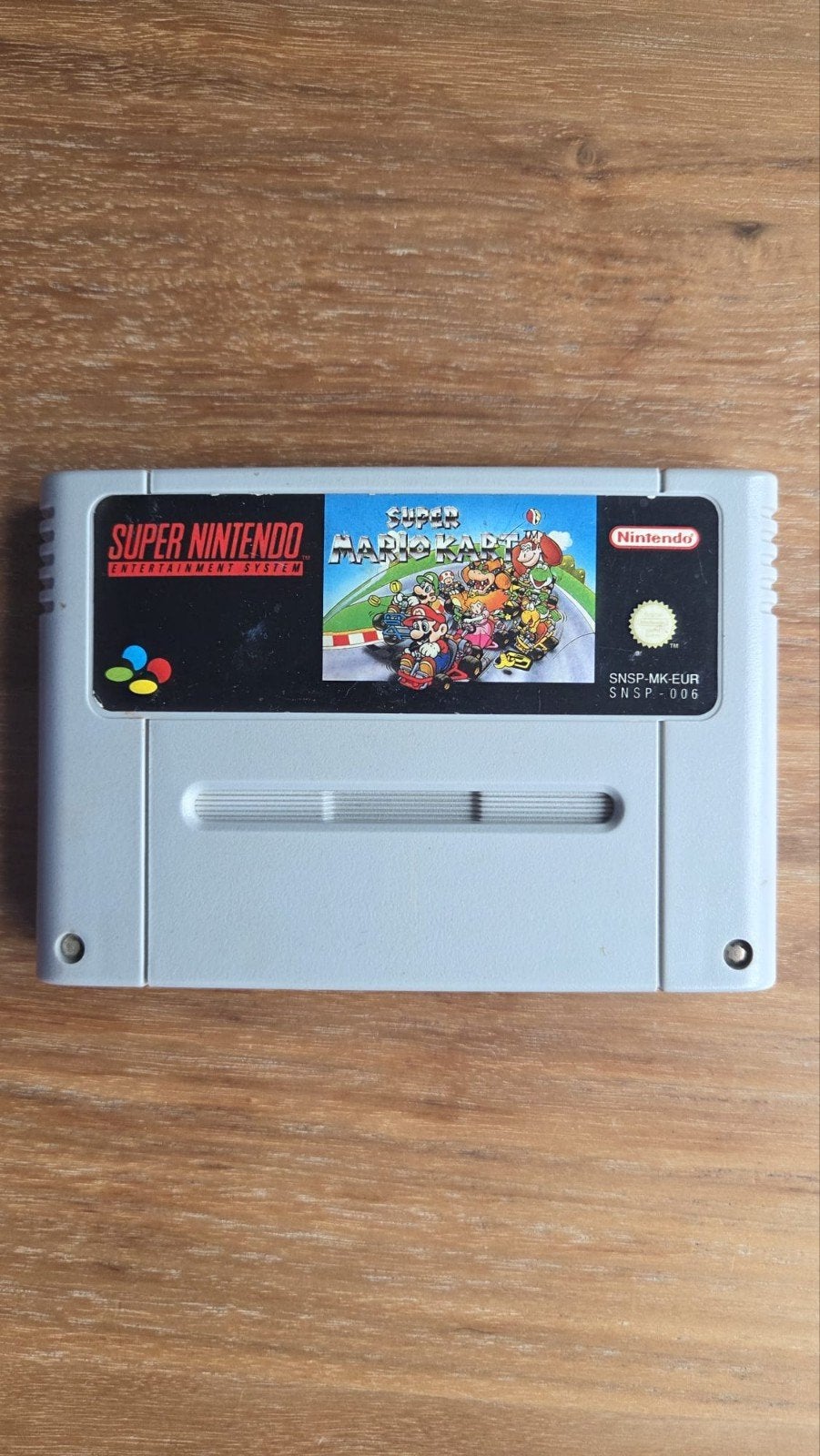 Super Mario Kart SNES - game only, Gebruikt, Racen en Vliegen, 2 spelers, Eén computer