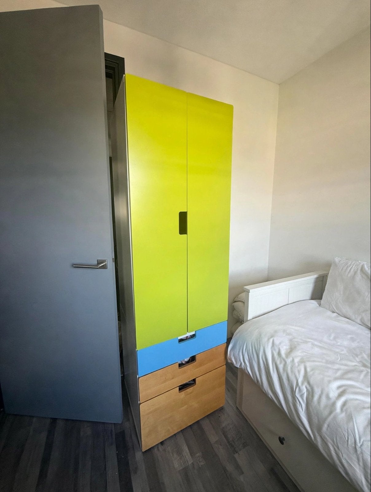 IKEA SMÅSTAD Kast met lades en deuren - Kleurrijk en praktis, Ophalen, Gebruikt, 50 tot 100 cm, Met lade(s)