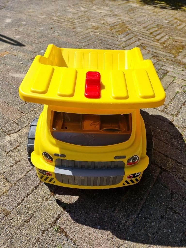BIG Grote gele kiepwagen speelgoed, Ophalen, Gebruikt