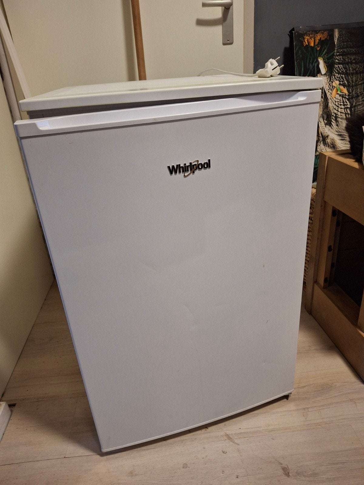 koelkast whirlpool, Witgoed en Apparatuur, Koelkasten en IJskasten, Ophalen, Zo goed als nieuw, Zonder vriesvak