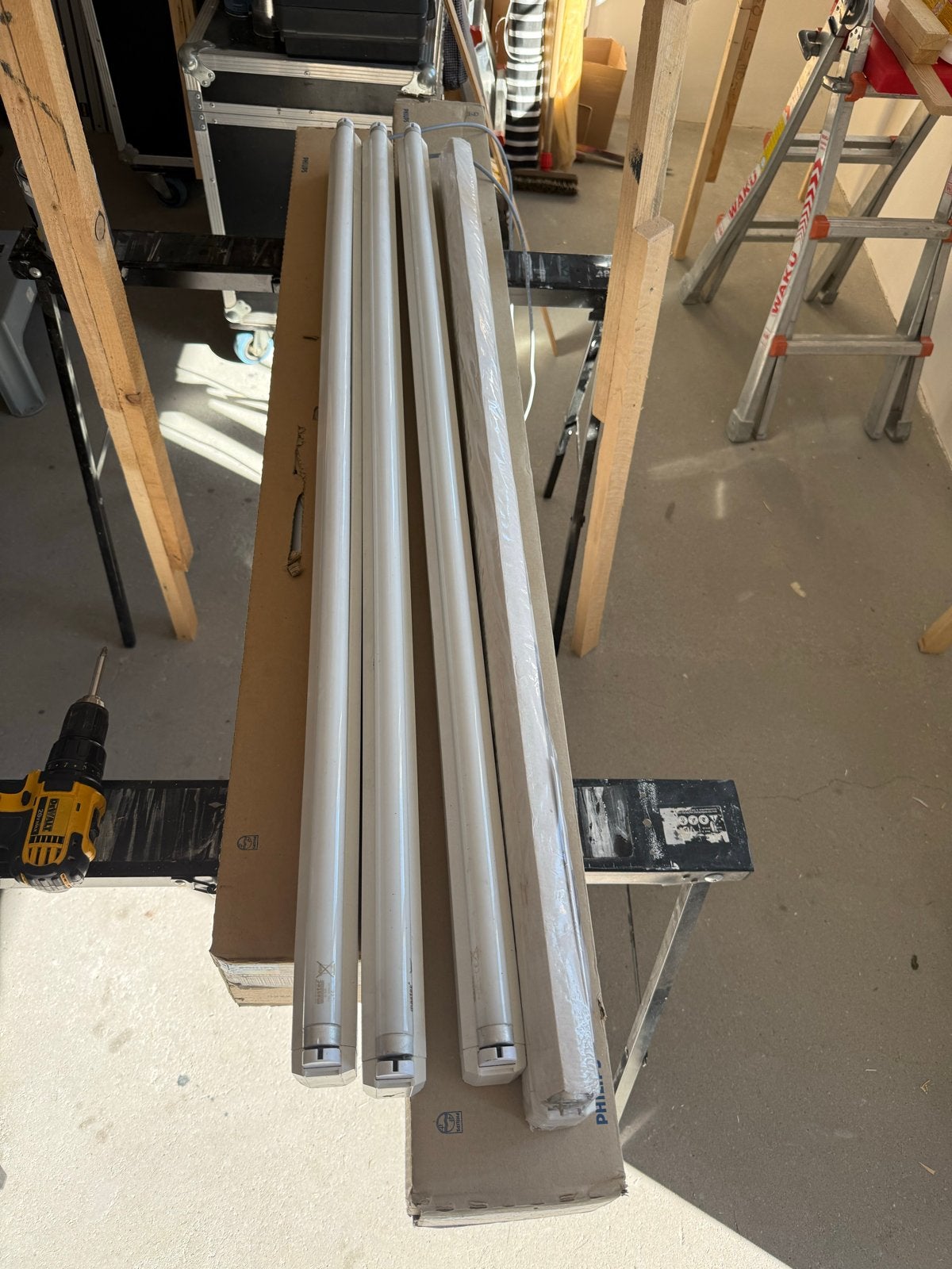 Nieuwe Philips TL-buizen behuizing  (4 stuks), Ophalen of Verzenden, Nieuw, Overige merken, Overige typen