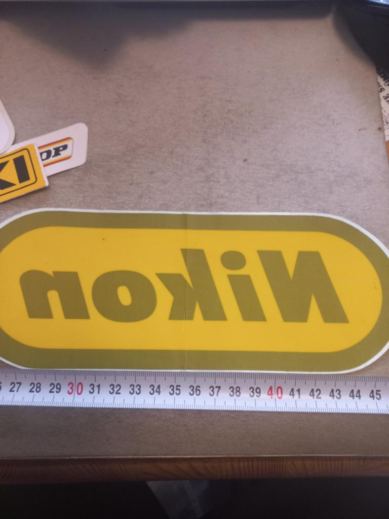 Nikon ruitsticker, Ophalen of Verzenden, Zo goed als nieuw
