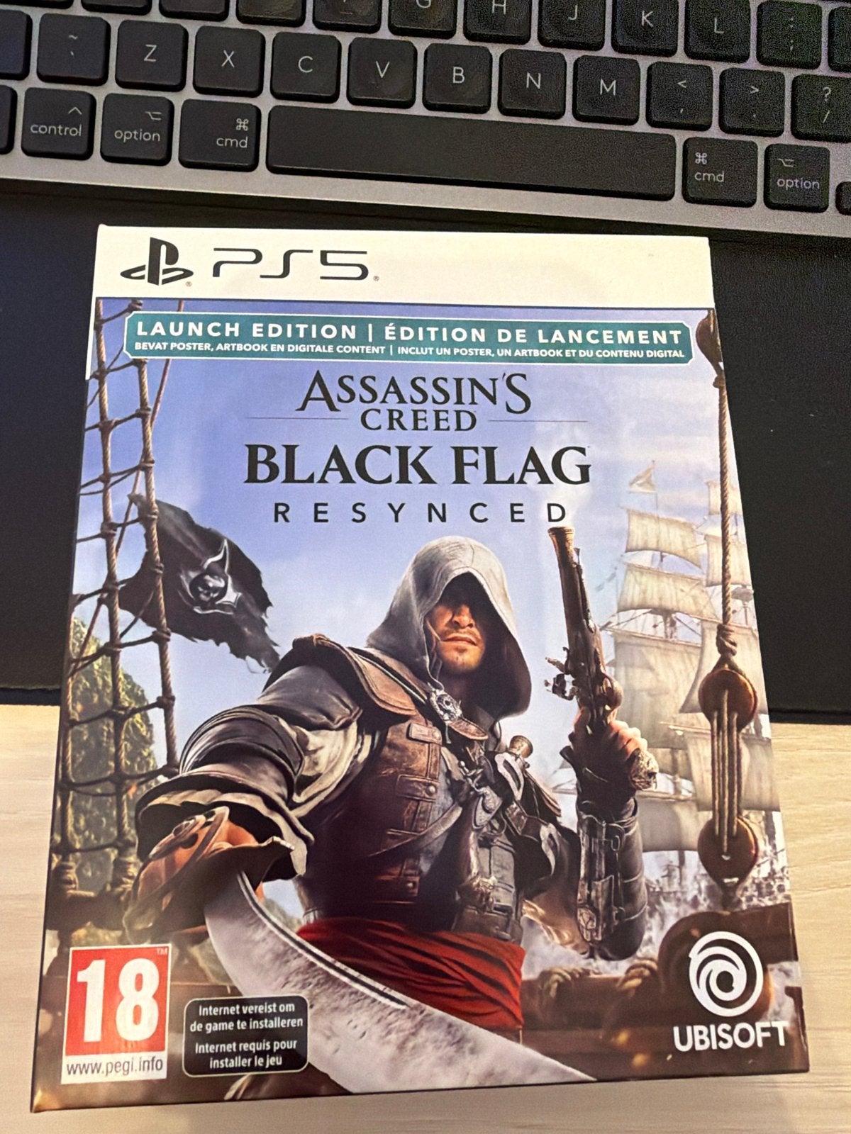 Assassin's Creed Black Flag Resynced PS5 Launch Edition, Ophalen of Verzenden, Zo goed als nieuw, Avontuur en Actie, Vanaf 18 jaar