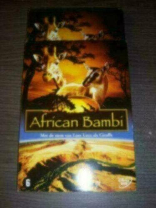 Disney African Bambi met schuifhoes nieuw in seal, Cd's en Dvd's, Verzenden, Overige typen, Nederlands, Dieren