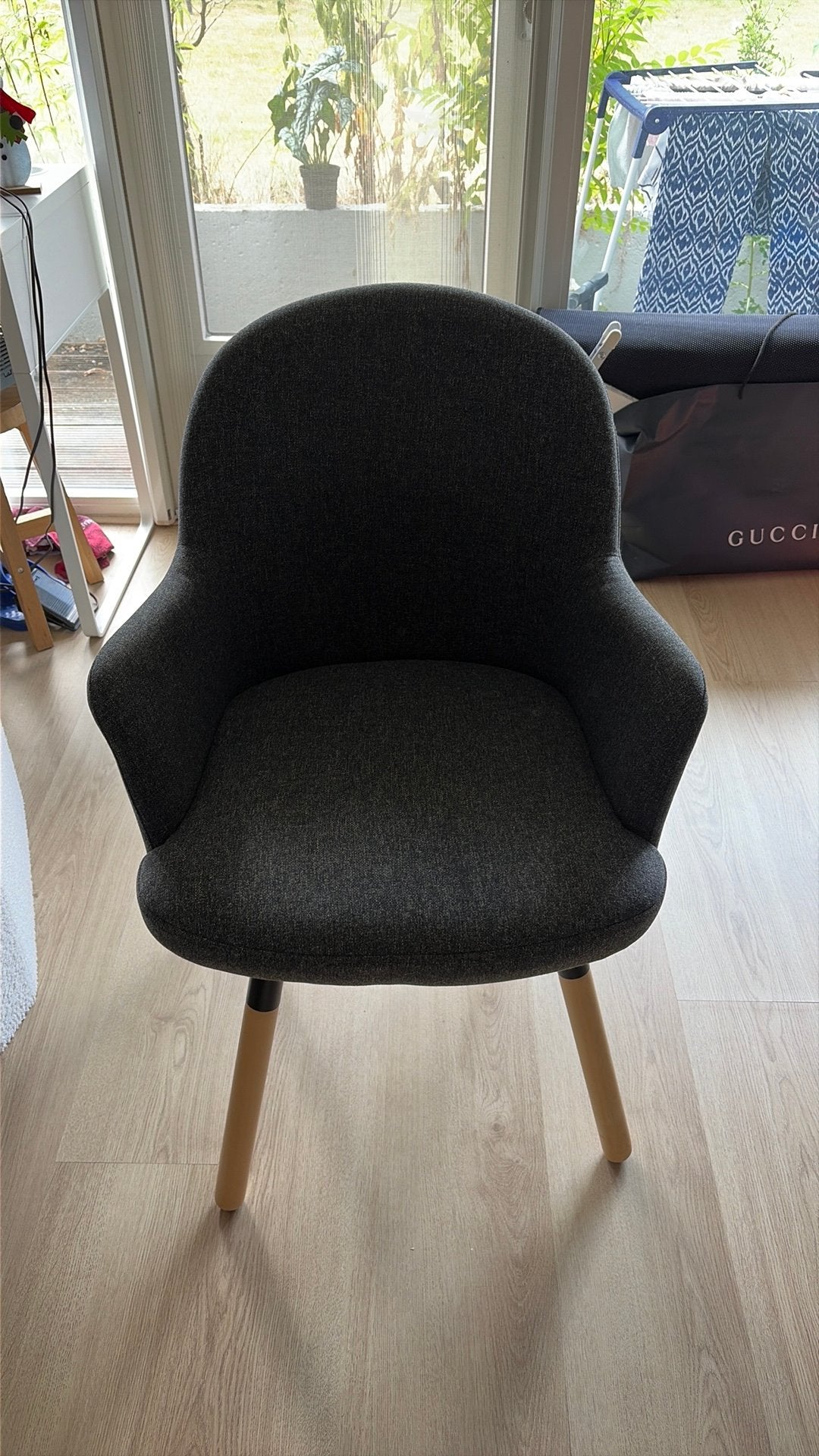 Ikea Draaifauteuil JANOLOF, Ophalen, Zo goed als nieuw, Grijs, Eén