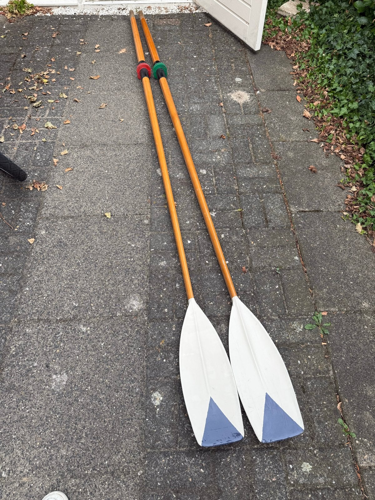 Vintage Roeiriemen Skiff empacher Klassieke Houten Roeiriem, Ophalen, Gebruikt