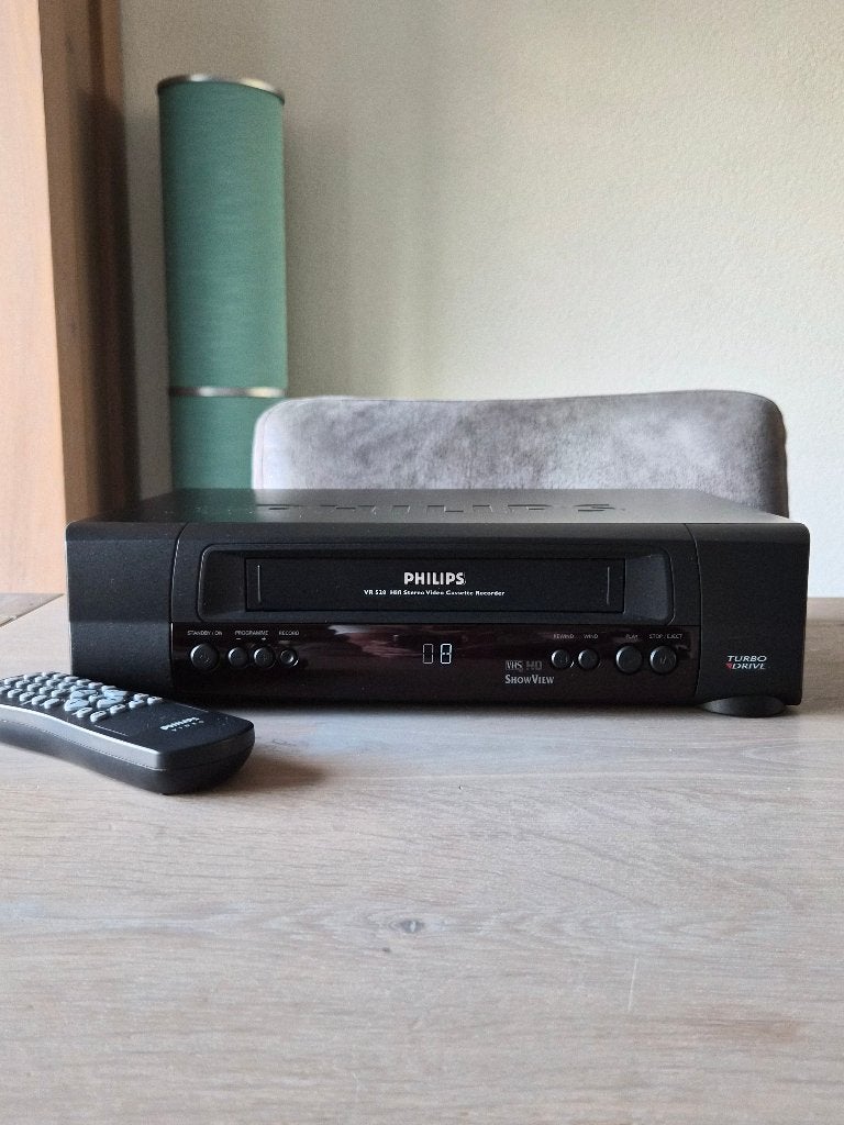 Philips videorecorder VR520, Audio, Tv en Foto, Videospelers, Ophalen of Verzenden, Zo goed als nieuw, VHS-speler of -recorder