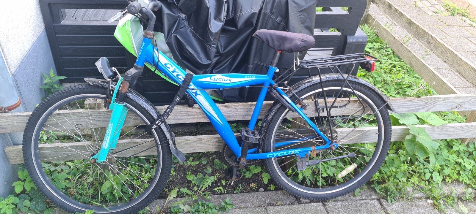 stoere jongens fiets inch 26 kleur blauw, Cyclus, Versnellingen, Zo goed als nieuw, Ophalen