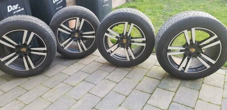 Mooie 19" 5x130 Porsche Velgen (Banden op), Auto-onderdelen, Ophalen, Gebruikt