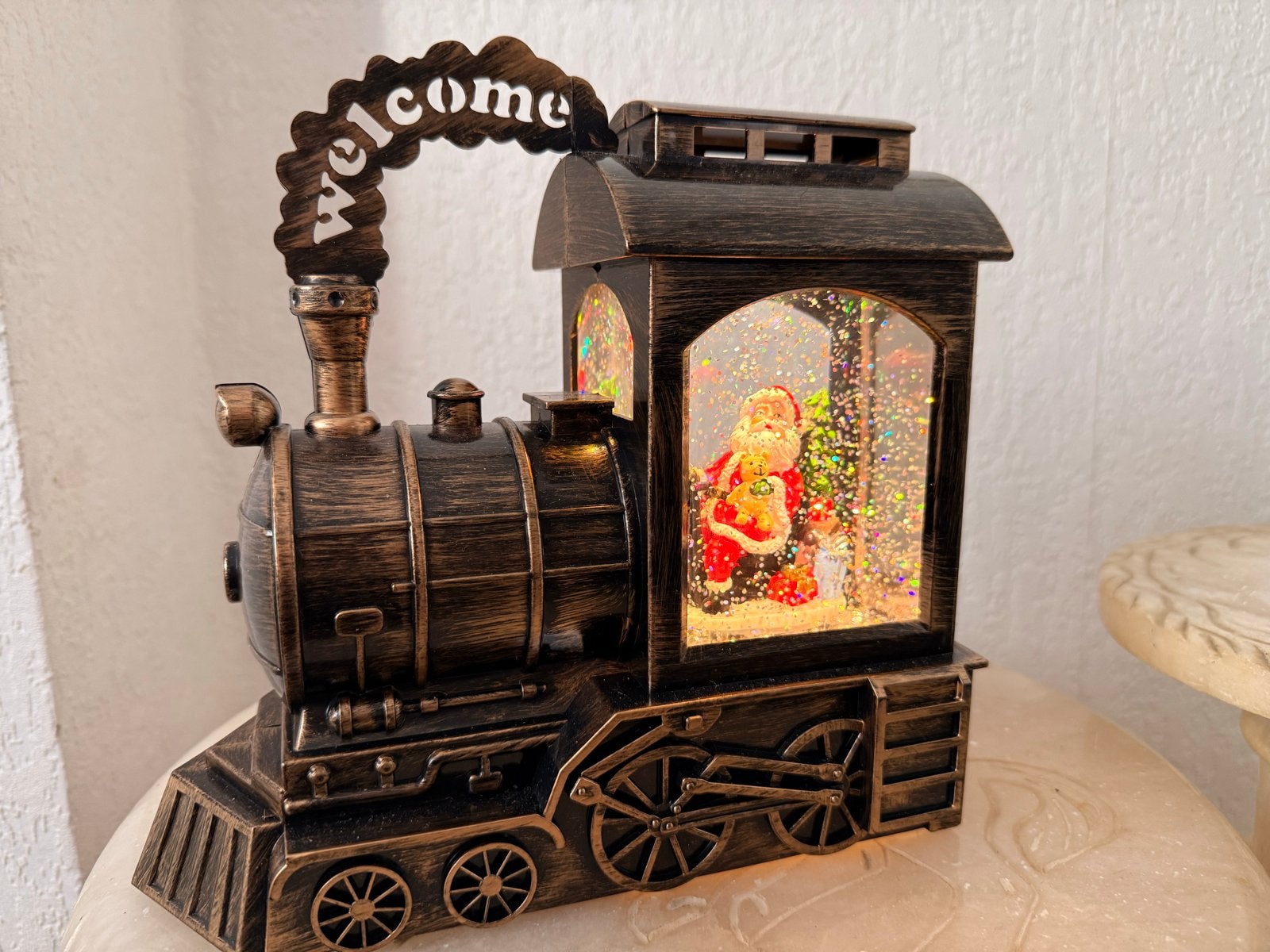 Kerst trein met licht, geluid en water, Diversen, Ophalen of Verzenden, Zo goed als nieuw