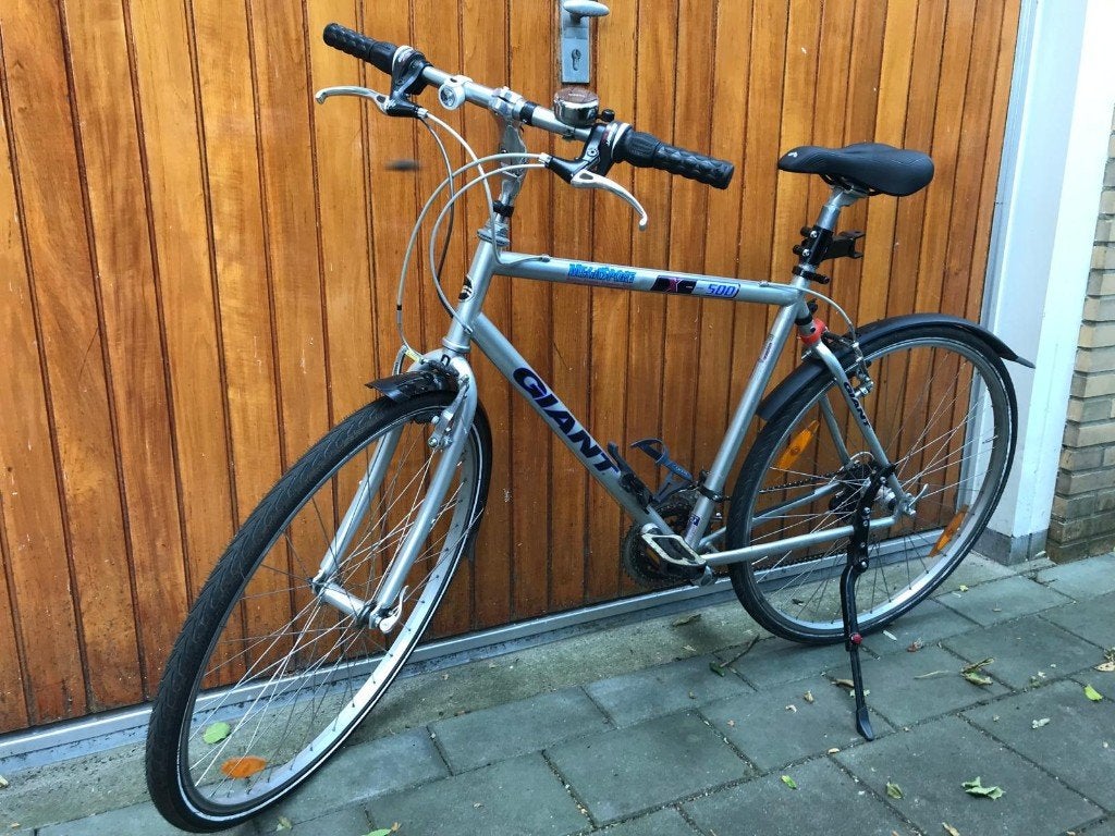 Giant Megasport herenfiets - evt. met fietsbagagekar, Ophalen, 28 inch, Gebruikt, Velgrem