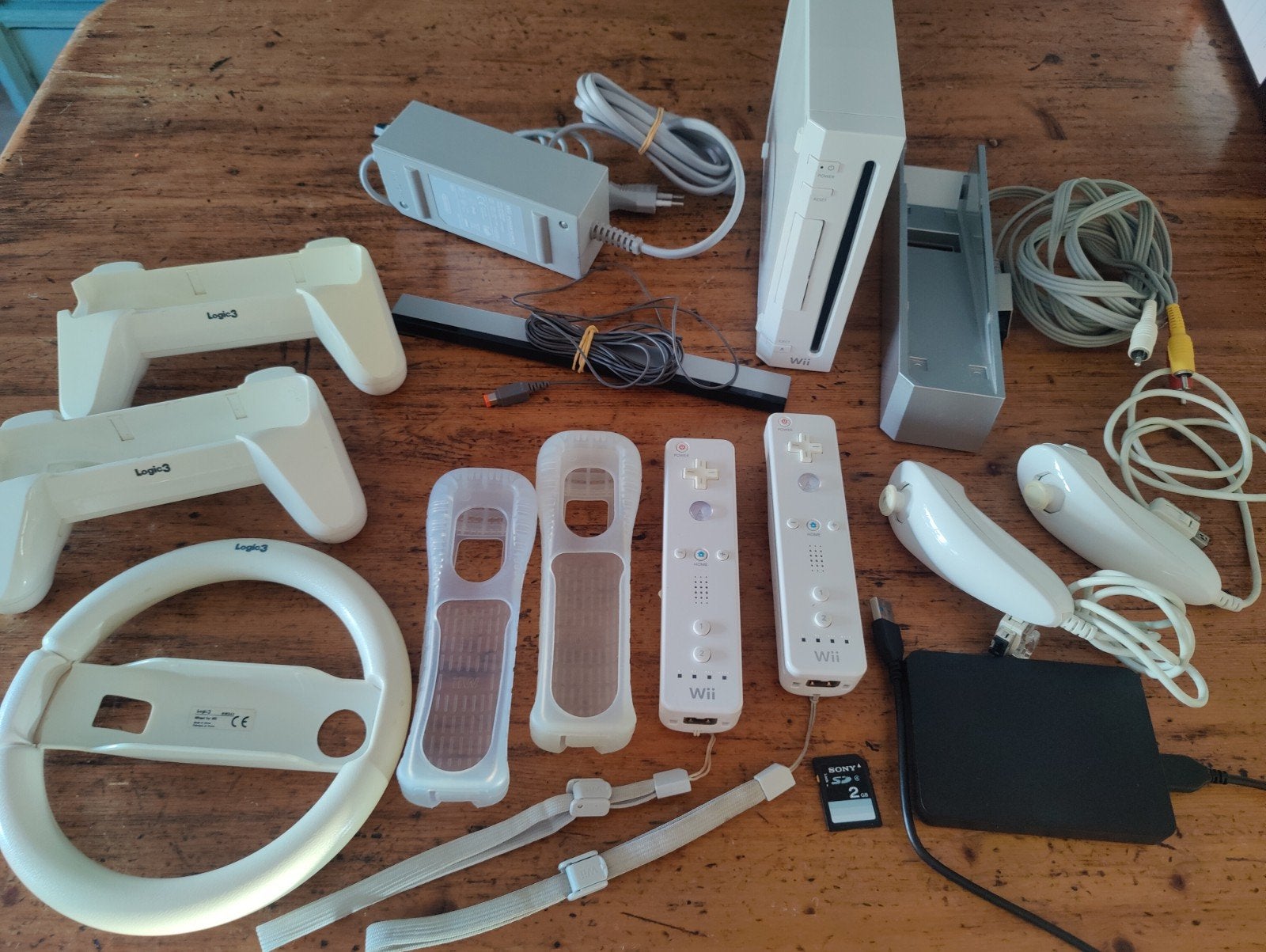 Nintendo Wii met +400 games,+1000 retro games & accessoires, Spelcomputers en Games, Ophalen, Gebruikt, Met 2 controllers, Met games