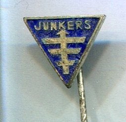 Junkers email op zilverkl geisers speldje ( U_141), Verzenden, Zo goed als nieuw, Merk, Speldje of Pin