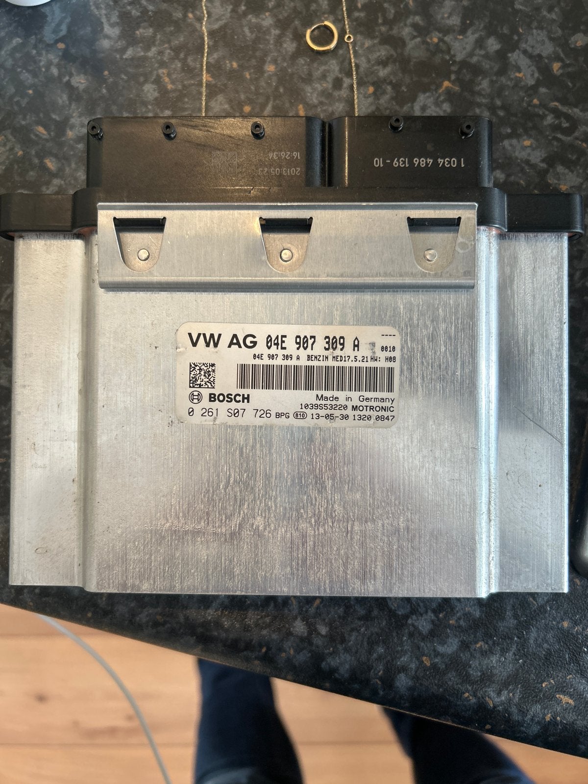 ECU Motorregelapparaat VW Golf 7 04E 907 309 A Bosch, Auto-onderdelen, Elektronica en Kabels, Ophalen of Verzenden, Gebruikt, Volkswagen