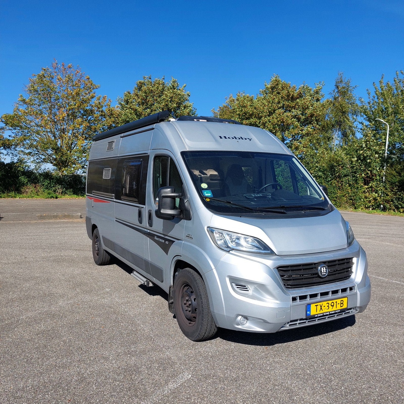 Hobby Vantana K60 Camperbus, Caravans en Kamperen, Douche, Ringverwarming, Fiat, Hobby
