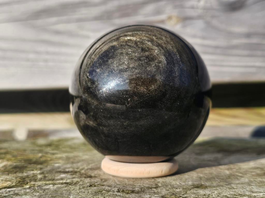 Mooie goudobsidiaan bol 74 mm, Ophalen of Verzenden
