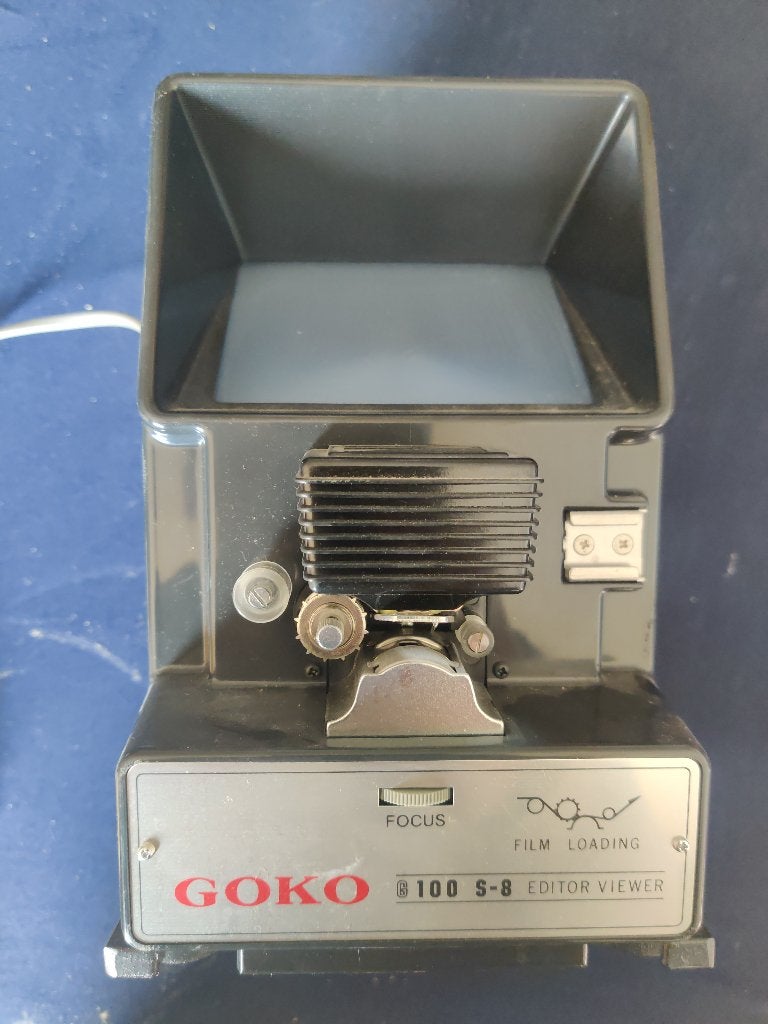 Goko 100 S-8 8mm Editor Viewer - Sansei Koki Co.Ltd., Ophalen of Verzenden, 1960 tot 1980