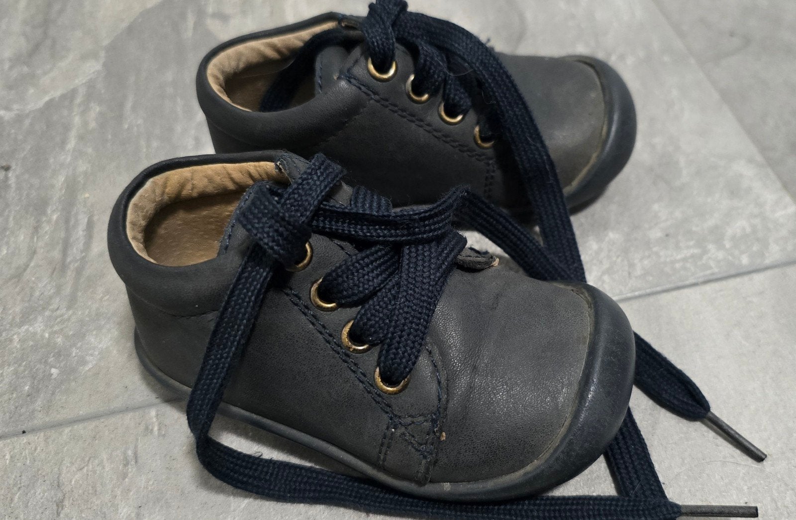 Elefanten blauwe lage schoenen, maat 20 - eerste stapjes, Gebruikt, Jongen of Meisje, Schoenen, Ophalen of Verzenden