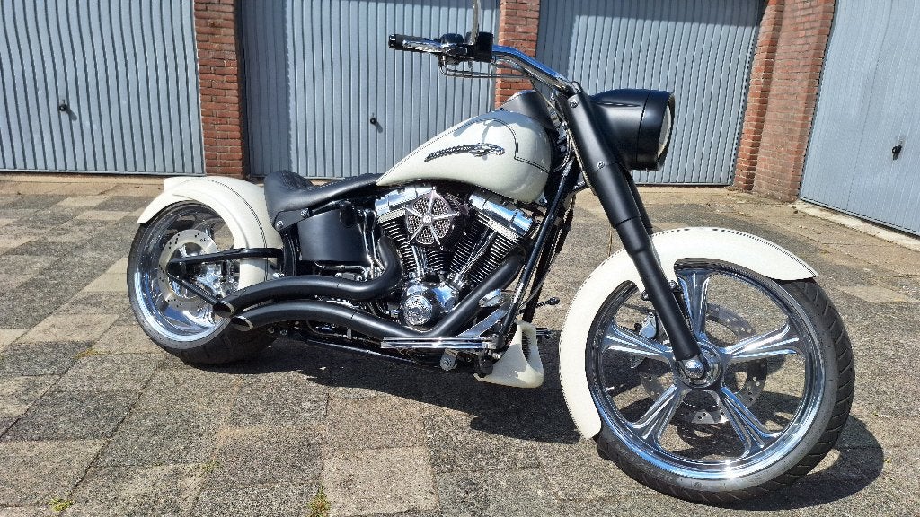 Harley-Davidson FLSTF Fat Boy Custom, Motoren, 2 cilinders, Occasion, Chopper, Particulier