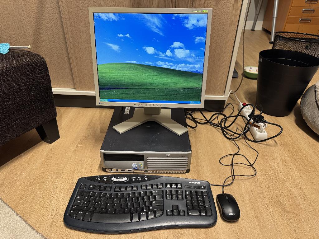 HP DC 7700 SFF, 4 GB RAM, 80GB HD met Windows XP SP3, Computers en Software, Vintage Computers, Ophalen of Verzenden, HP