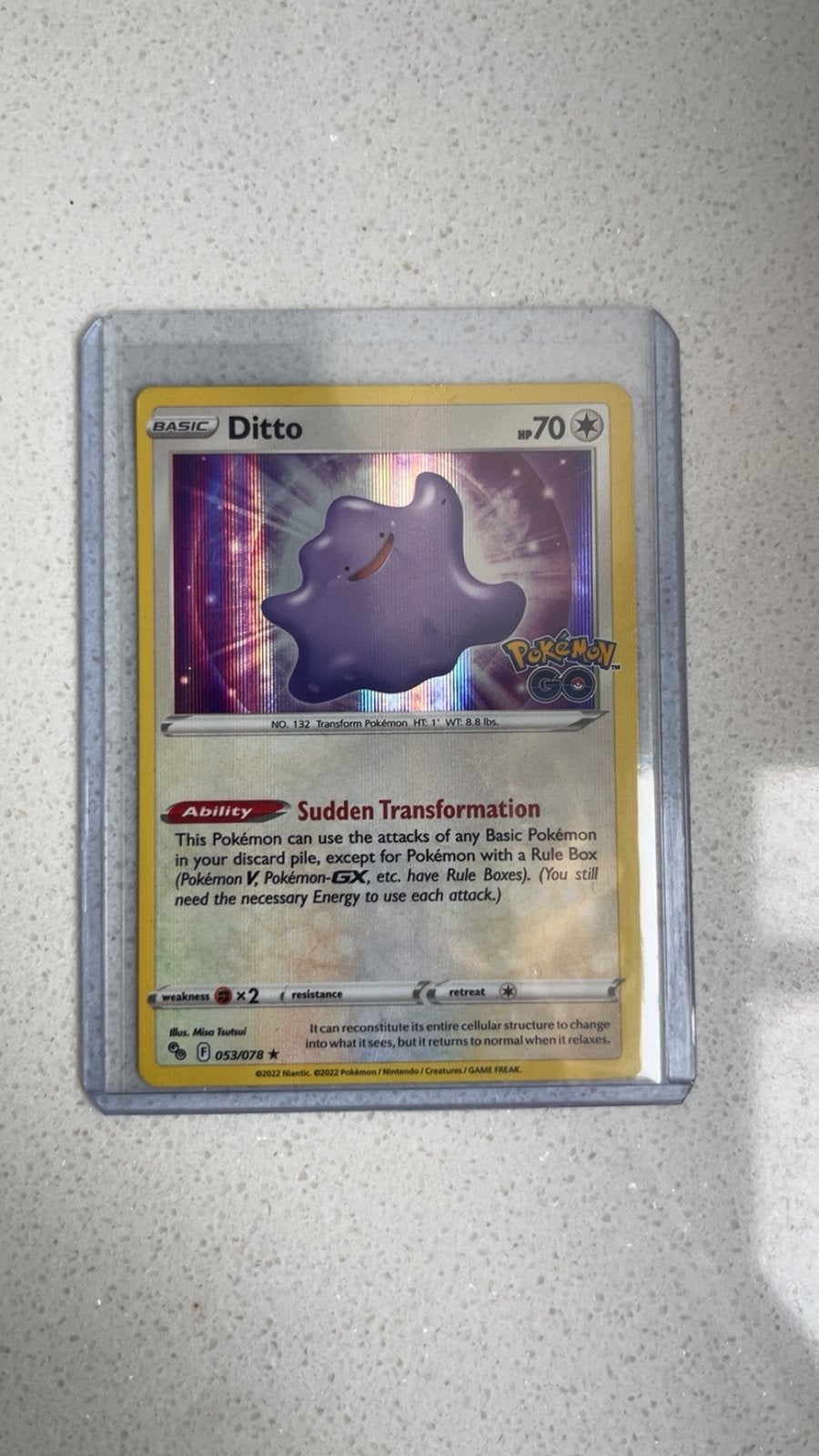 Pokémon Ditto 053/078 – Pokémon GO, Ophalen, Zo goed als nieuw