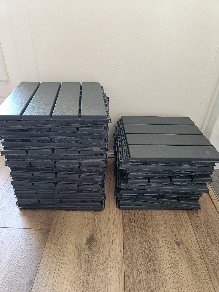 IKEA RUNNEN vlonder / terrastegels, Tuin en Terras, Ophalen, Zo goed als nieuw, Kunststof