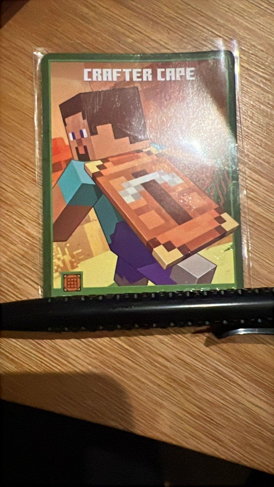 Minecraft crafter cape, Ophalen of Verzenden, Zo goed als nieuw