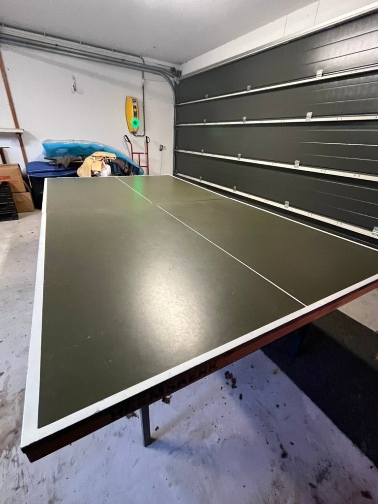 Gebruikte Tafeltennistafel - Heemskerk ROL 2000, Ophalen, Gebruikt, Tafel Indoor, Verrijdbaar