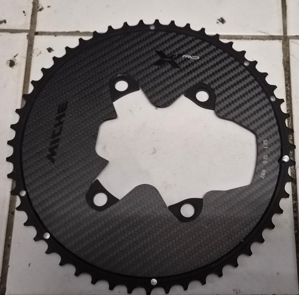 Miche aero carbon 52 tandwiel + 40T + Dura Ace ketting, Ophalen of Verzenden, Nieuw, Racefiets, Carbon