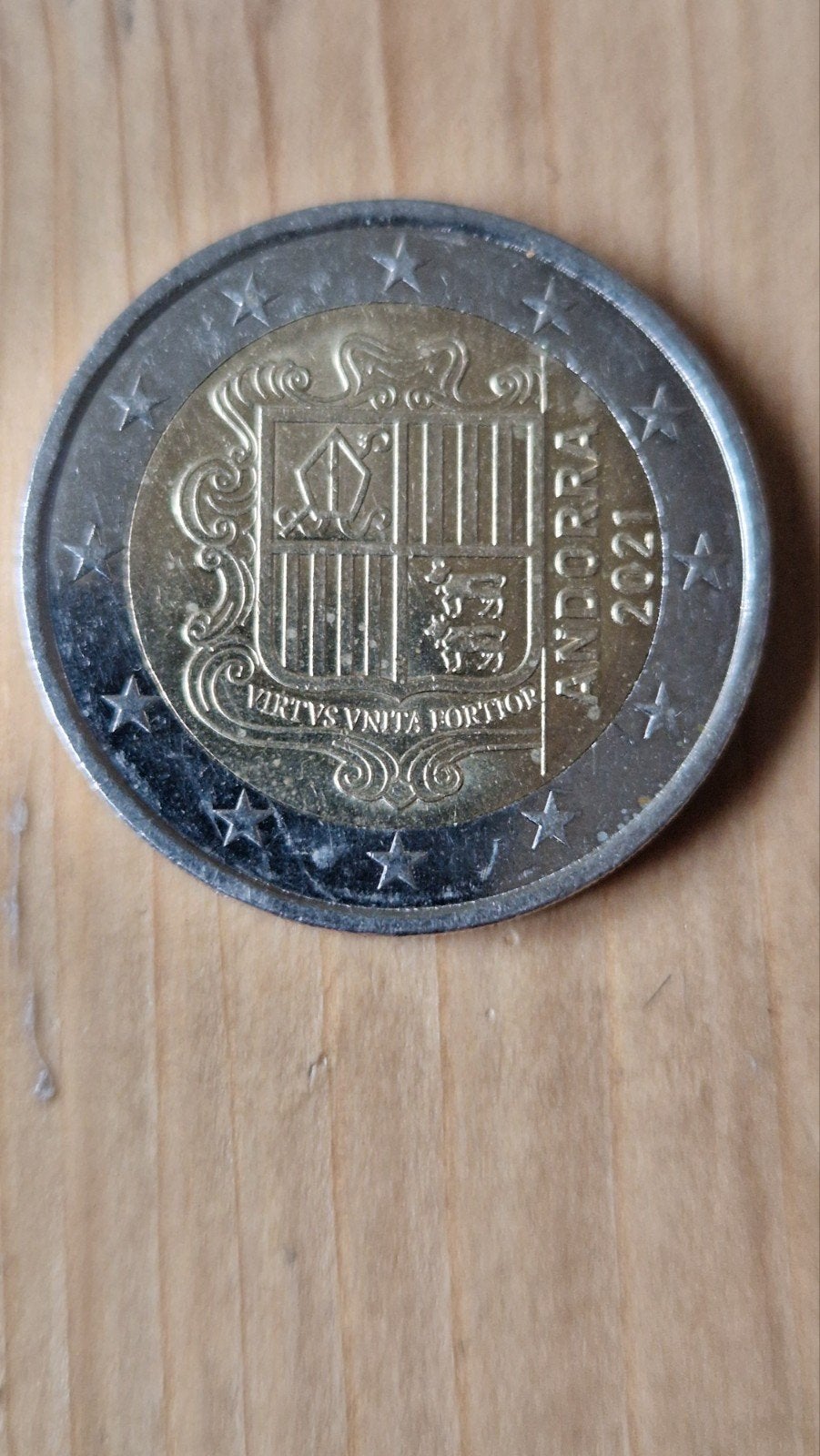 2 Euro Andorra 2021 munt, Ophalen of Verzenden, Overige landen, 2 euro, Losse munt