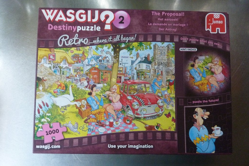 puzzel Was Gij? Het Aanzoek, Ophalen, 500 t/m 1500 stukjes, Gebruikt, Legpuzzel