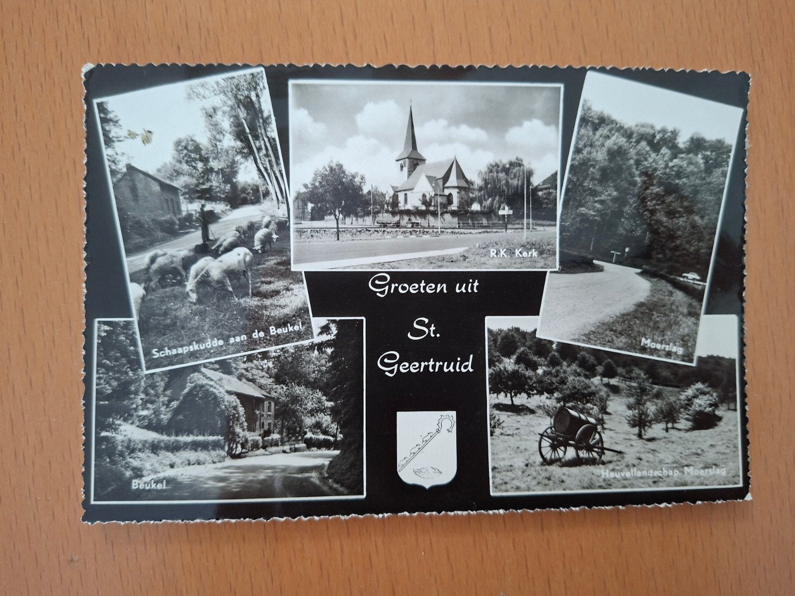 Oude ansichtkaart Groeten uit St. Geertruid, Ophalen of Verzenden, 1960 tot 1980, Ongelopen, Limburg