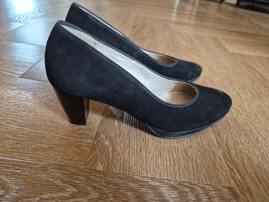 Ara zwarte suède pumps maat 37, Pumps, Zwart, Ophalen of Verzenden, Zo goed als nieuw